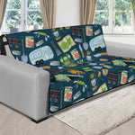 Camping Equipment Pattern Print Futon Protector