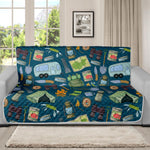 Camping Equipment Pattern Print Futon Protector