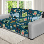 Camping Equipment Pattern Print Futon Protector