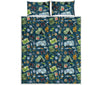 Camping Equipment Pattern Print Quilt Bed Set