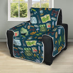 Camping Equipment Pattern Print Recliner Protector