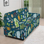 Camping Equipment Pattern Print Sofa Cover