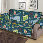 Camping Equipment Pattern Print Sofa Protector