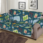 Camping Equipment Pattern Print Sofa Protector