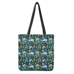 Camping Equipment Pattern Print Tote Bag