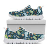 Camping Equipment Pattern Print White Sneakers
