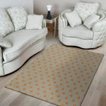 Camping Fire Pattern Print Area Rug