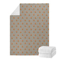 Camping Fire Pattern Print Blanket