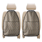 Camping Fire Pattern Print Car Seat Organizers