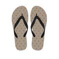 Camping Fire Pattern Print Flip Flops