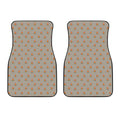 Camping Fire Pattern Print Front Car Floor Mats