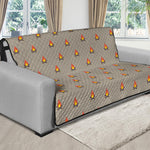 Camping Fire Pattern Print Futon Protector