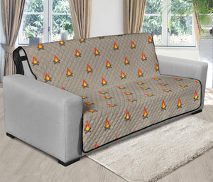 Camping Fire Pattern Print Futon Protector