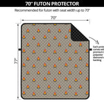 Camping Fire Pattern Print Futon Protector