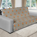 Camping Fire Pattern Print Futon Protector