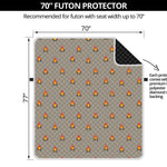 Camping Fire Pattern Print Futon Protector