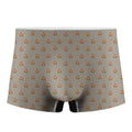 Camping Fire Pattern Print Men's Boxer Briefs