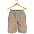 Camping Fire Pattern Print Men's Shorts