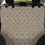 Camping Fire Pattern Print Pet Car Back Seat Cover