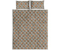 Camping Fire Pattern Print Quilt Bed Set