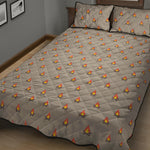 Camping Fire Pattern Print Quilt Bed Set