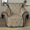 Camping Fire Pattern Print Recliner Protector