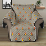 Camping Fire Pattern Print Recliner Protector