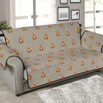 Camping Fire Pattern Print Sofa Protector