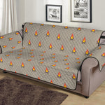 Camping Fire Pattern Print Sofa Protector