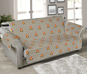 Camping Fire Pattern Print Sofa Protector