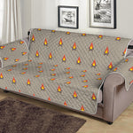 Camping Fire Pattern Print Sofa Protector