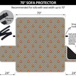 Camping Fire Pattern Print Sofa Protector