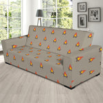 Camping Fire Pattern Print Sofa Slipcover