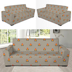 Camping Fire Pattern Print Sofa Slipcover