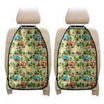 Camping Picnic Pattern Print Car Seat Organizers