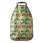 Camping Picnic Pattern Print Car Seat Organizers