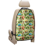 Camping Picnic Pattern Print Car Seat Organizers