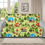 Camping Picnic Pattern Print Futon Protector