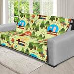 Camping Picnic Pattern Print Futon Protector