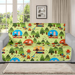 Camping Picnic Pattern Print Futon Protector