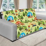 Camping Picnic Pattern Print Futon Protector