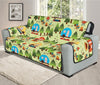 Camping Picnic Pattern Print Oversized Sofa Protector