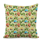 Camping Picnic Pattern Print Pillow Cover