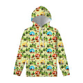 Camping Picnic Pattern Print Pullover Hoodie
