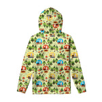 Camping Picnic Pattern Print Pullover Hoodie