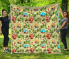 Camping Picnic Pattern Print Quilt