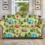 Camping Picnic Pattern Print Sofa Protector