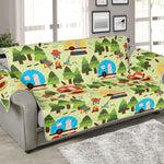 Camping Picnic Pattern Print Sofa Protector