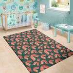 Camping Tent Pattern Print Area Rug