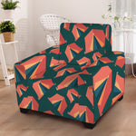 Camping Tent Pattern Print Armchair Slipcover